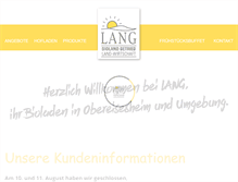Tablet Screenshot of naturkost-lang.de